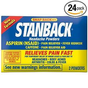  Stanback Headache Powder, 2 Count (Pack of 24) Health 