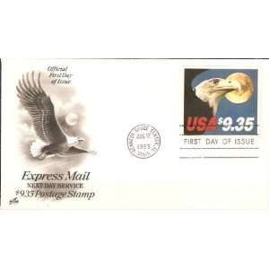  Stamps $9.35 Express Mail Stamp. First Day Cover 