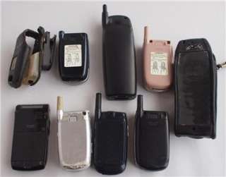 Lot of 7 Sprint Phones of Different Models ASIS for Parts or Repair 