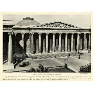  1926 Print Historic British Museum Architecture London 