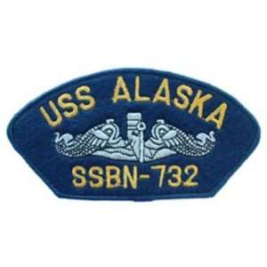  U.S. Navy USS Alaska SSBN 732 Hat Patch 2 3/4 x 5 1/4 