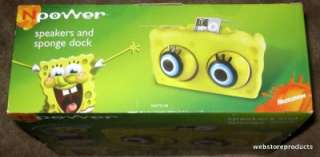 We are selling an open box Npower Spongbob Speaker and iPod dock 