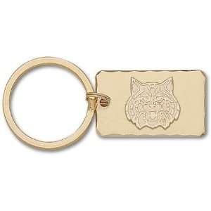  Arizona Wildcats 1/2 Gold Plated Wildcat on Gold Plated Key 