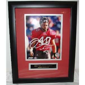  Signed Mike Alstott Picture   Framed 15x19 Sports 