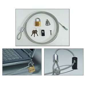  Notebook Security Kit Master Keyed with Clear Cable 
