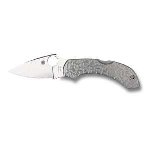  Spyderco Dragonfly Stainless Steel Etched Handle Knife 