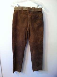 Spieth and Wensky Beautiful lined leather crop pants Fits Women Size 0 
