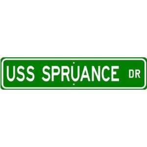  USS SPRUANCE DD 963 Street Sign   Navy