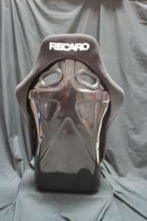 Single RECARO SPG SEAT BLACK CLOTH BLACK FRP  