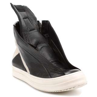 RICK OWENS Man Sneakers Black/White RU8879LBO Size 44 From Fashion 