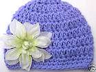 BABY CLOTHES INFANT NEWBORN CARTER 3 MO GIRL PURPLE HAT  