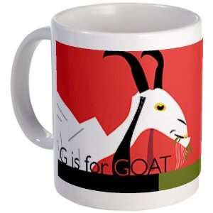 is for Goat Animal Mug by  