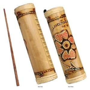  Bamboo Guiro Shaker Musical Instruments