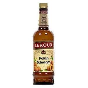  Leroux Peach Basket Schnapps 30@ 1 Liter Grocery 