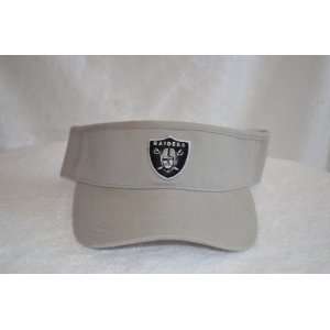  Oakland Raiders Gray Visor Hat   NFL Golf Cap