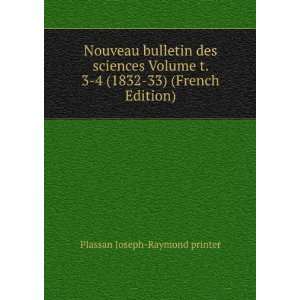   1832 33) (French Edition) Plassan Joseph Raymond printer