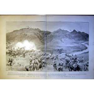  Boer War Africa Spion Kop Dadd Tugela Old Print 1900