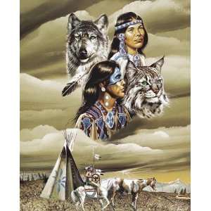  Gary Ampel   Spirit Of The Tribe Canvas