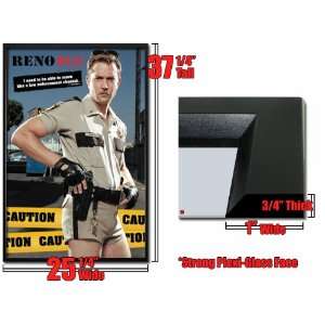  Framed Reno 911 Poster Lt Dangle Caution Tape Fr 24445 