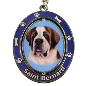  Saint Bernard Spinning Dog Keychain By E & S Pets Pet 