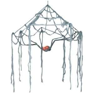  Spider Canopy Web Eyes Light 54 inch Halloween Prop
