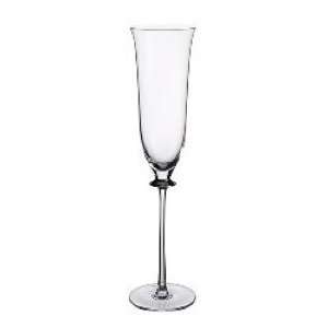   & Boch Crystal Samarkand Platinum Flute Champagnes