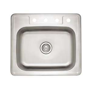 Blanco 441264 Spex II Medium Single Bowl Kitchen Sink, Stainless Steel