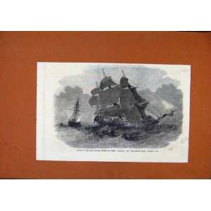   English Channel Steam Boats C1856 London News