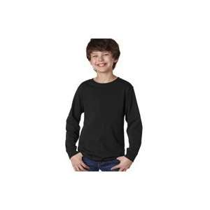  LAT Youth Jersey Long Sleeve Tee, Small, Black Sports 