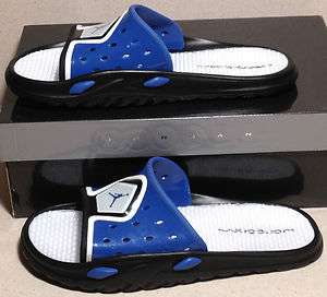 New Nike Air Jordan Camp Slide 3 Black/Royal/White Slides Mens (9 13 