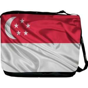  Rikki KnightTM Singapore Flag Messenger Bag   Book Bag 