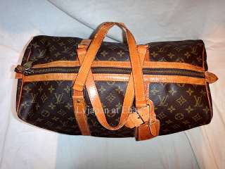 AUTH LOUIS VUITTON SAC SOUPLE KEEPALL 45 LUGGAGE BAG  