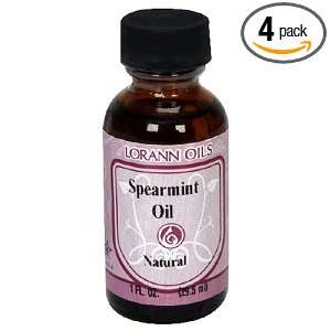 LorAnn Natural Flavoring Oils, Natural Spearmint Oil, 1 Ounce Bottles 