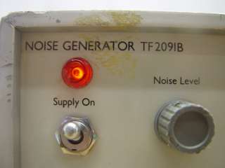 Marconi Noise Generator TF2091B 52091 035D  