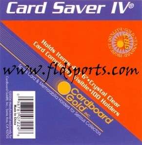Card Saver 4 (CBG)   100ct Card Holders  