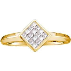  0.27CTW DIAMOND INVISIBLE RING Jewelry