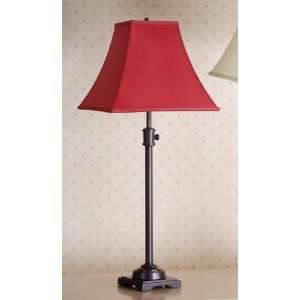  State Street Accent Lamp with Charlotte Shade in Antique 