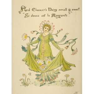 Chaucers Daisy Small and Sweet/Si Douce Est La Margarete, Written and 