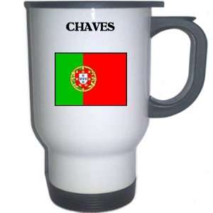  Portugal   CHAVES White Stainless Steel Mug Everything 
