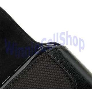 Brand New High Quality Black Leather Belt Clip Case for LG 320G