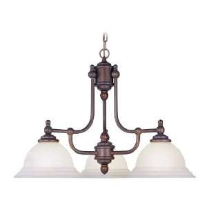   Brick Southfield Mid Sized Chandelier from the Southfield Collection