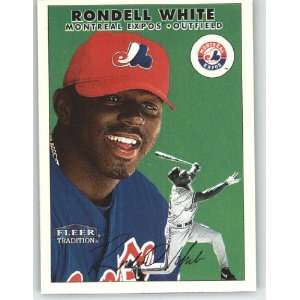  2000 Fleer Tradition #418 Rondell White   Montreal Expos 