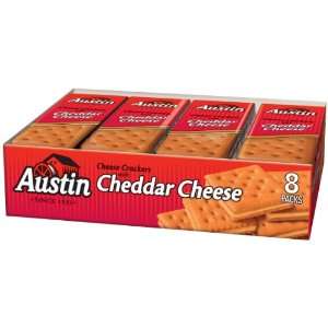 Austin Cheese Crackers with Cheddar Cheese (4 Sandwiches Per Pack), 8 