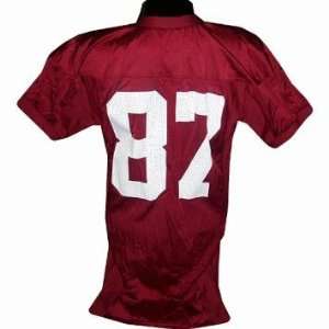  #87 Alabama Game Used Maroon Football Jersey (Name Removed 