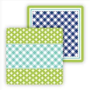 Paper Coasters   Turquoise & Lime 