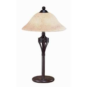  Lite Source Inc. Crown Table Lamp in Rust Finish