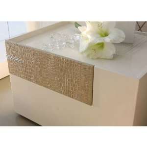  Rossetto T26650N210154 Diamond Left Night Stand in Ivory 