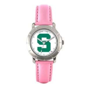   Spartans Game Time Player Series Pink Strap Ladies NCAA Watch Sports