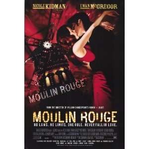 Moulin Rouge (2001) 27 x 40 Movie Poster Style G