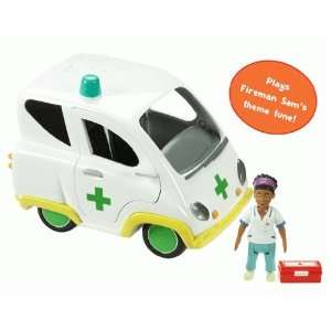   Fireman Sam   Ambulance with Sound & Nurse Flood Figure Toys & Games